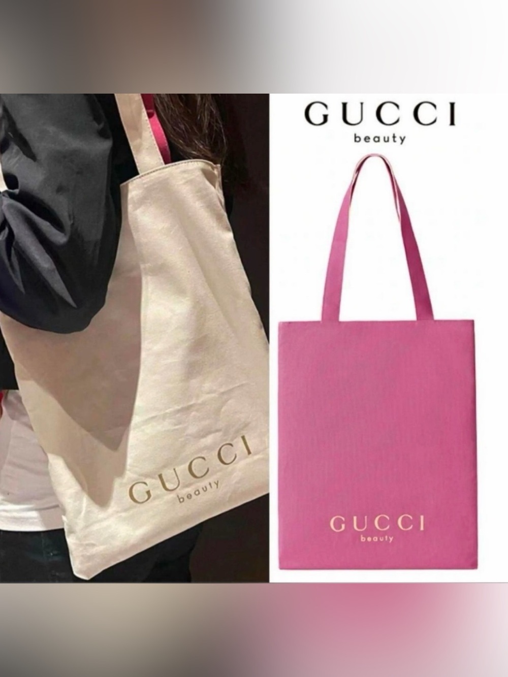 Gucci Beauty Pink Cosmetic Bag - Picture 4 of 4